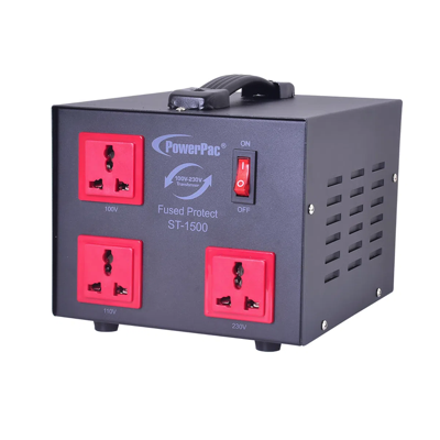 PowerPac 1500W STEP UP STEP DOWN Transformer 220V/110V ST1500